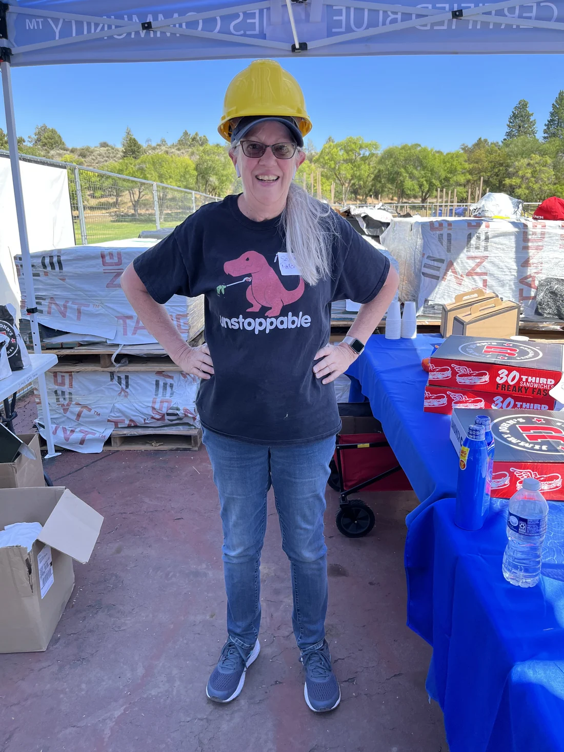 Sally-Ann participating in a Healthy Klamath event